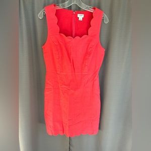 Jcrew scalloped women’s dress